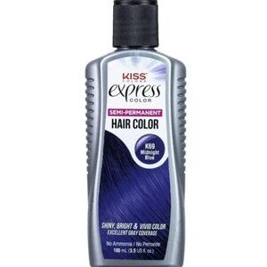 Kiss Express Semi-Permanent Hair Color 100mL Midnight Blue